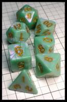 Dice : Dice - Dice Sets - Coyeekn Green Pearl and Yellow - Jan Amazon 2024